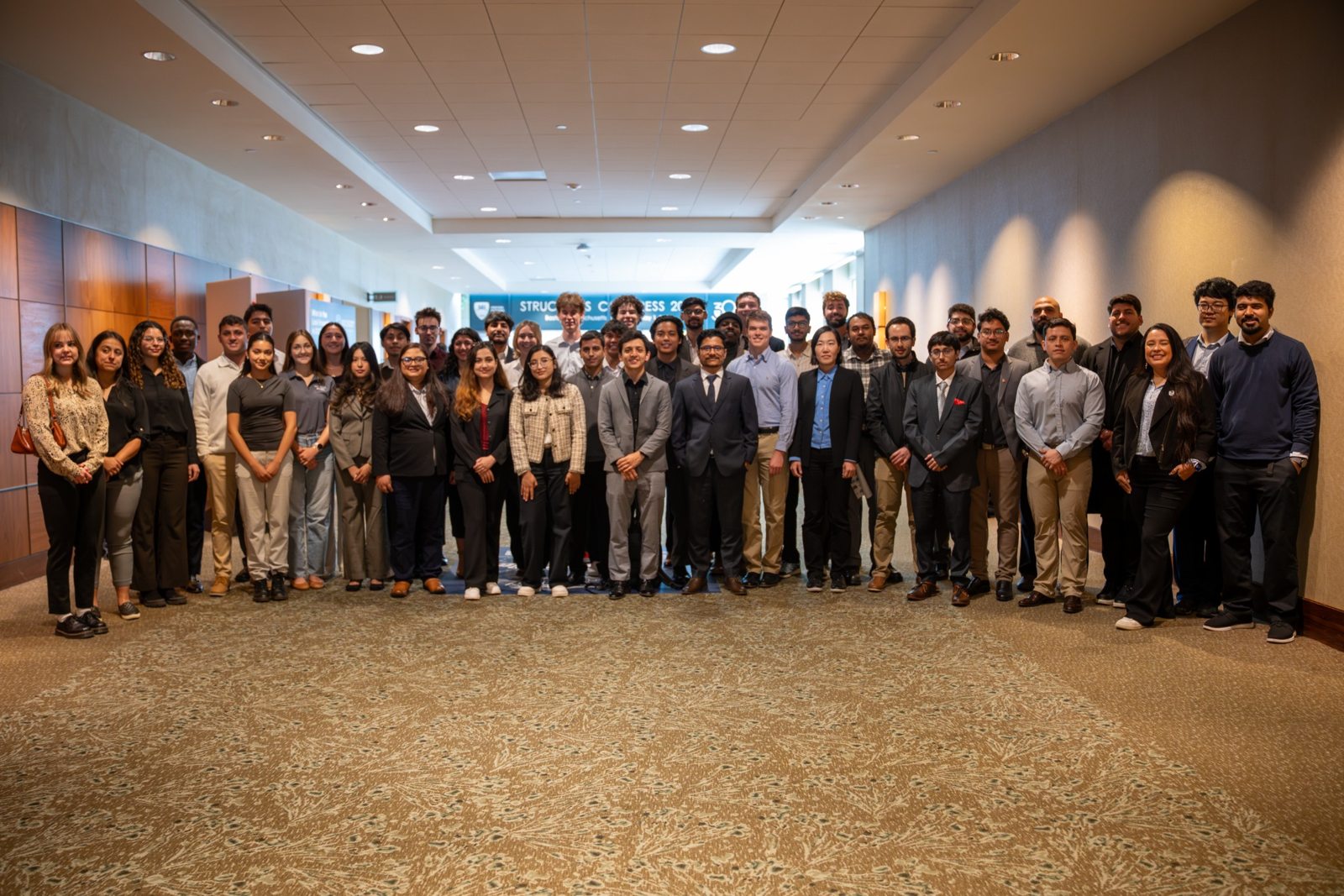Group photo of conference attendees at Structures Congress 2026